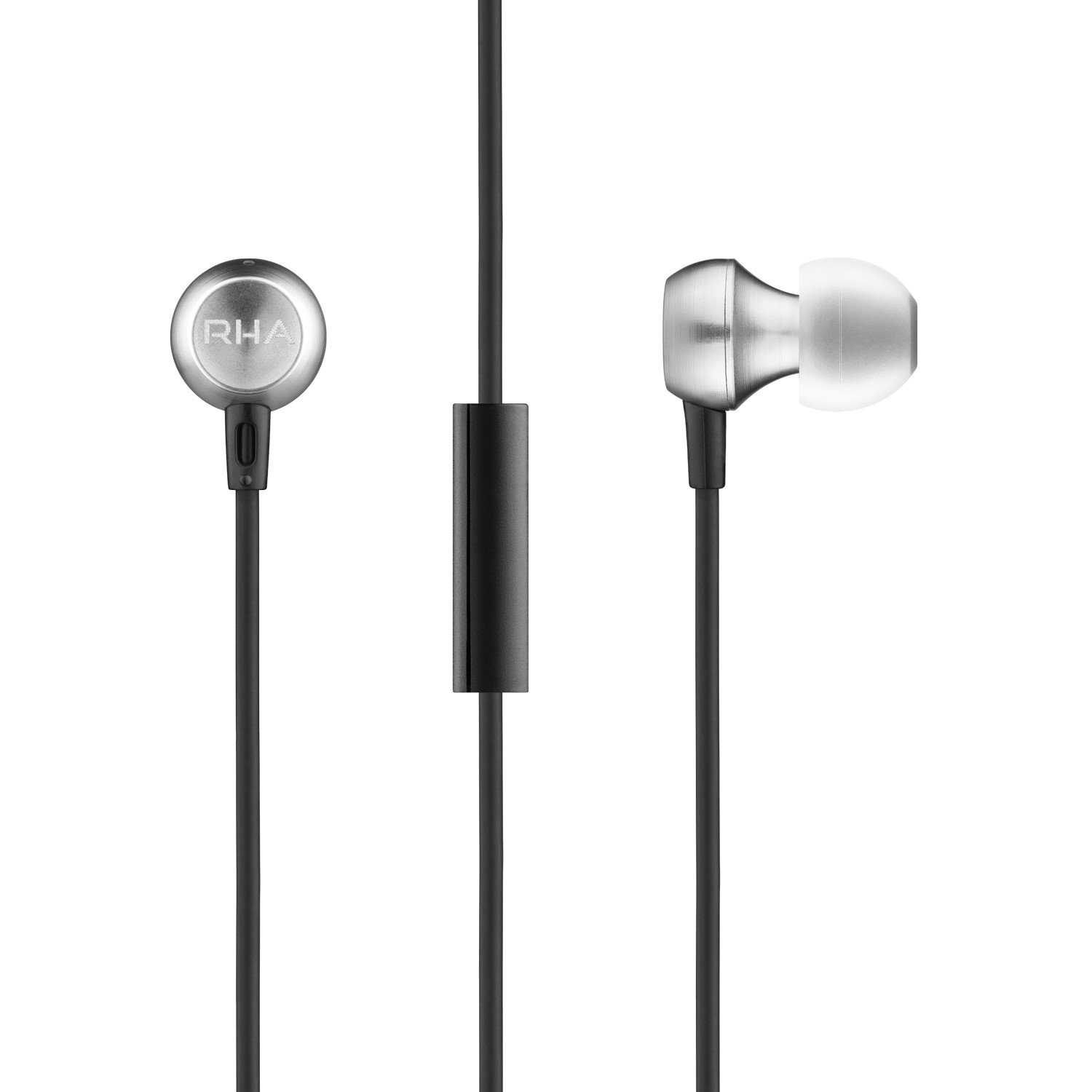 RHA MA390 Universal Earbuds Aluminium in Ear Headphones with Mic Remote for Apple Android 3 Year Warranty Included