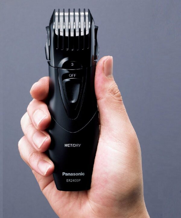 Using Panasonic Beard Trimmer ER2403PP-K for beard grooming