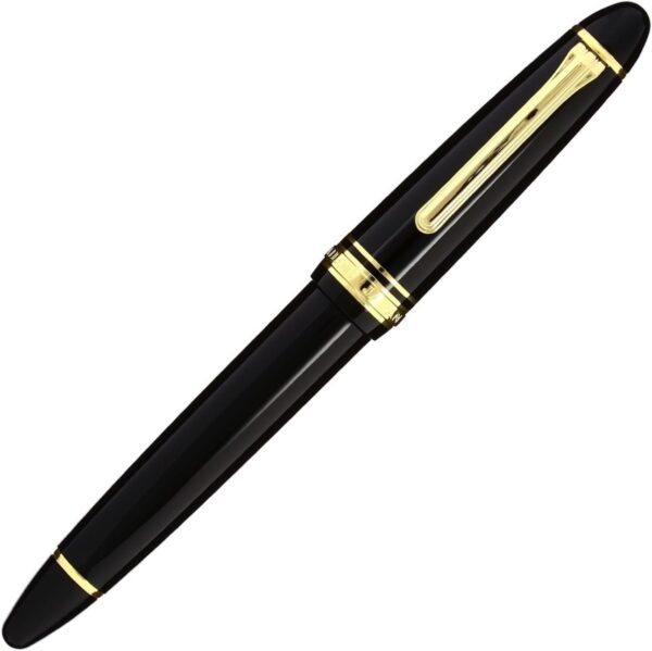 Sailor 1911 Large Black Gold Trim 21K Gold Medium Point Fountain Pen