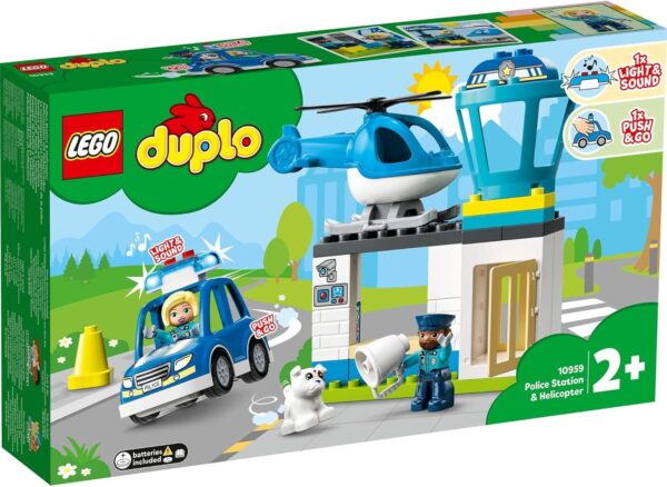 LEGO Duplo City 10959 Toy Blocks Gift Toddler Baby Police Helicopter Boys Girls 2+ - Image 3